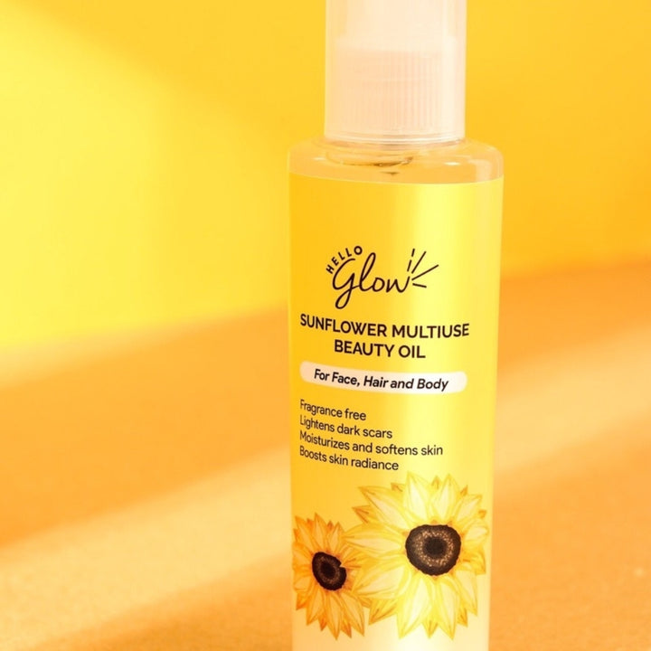Hello Glow Sunflower Multiuse Beauty Oil 100ml