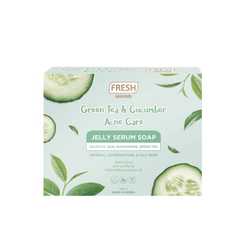 Fresh Skinlab Philippines Green Tea and Cucumber Jelly Serum Soap