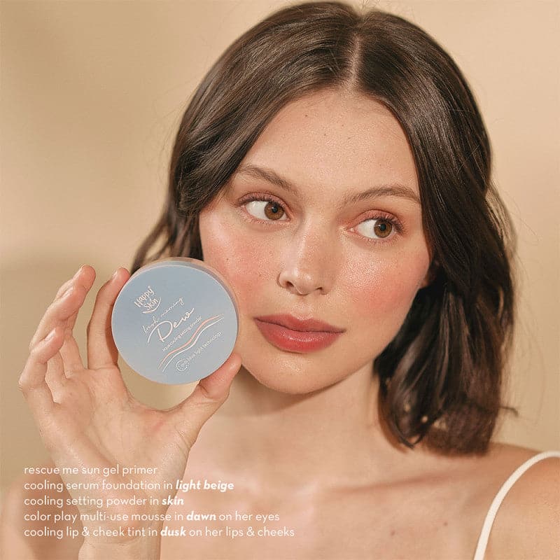 Happy Skin Aqua Cooling Setting Powder - 01 Skin