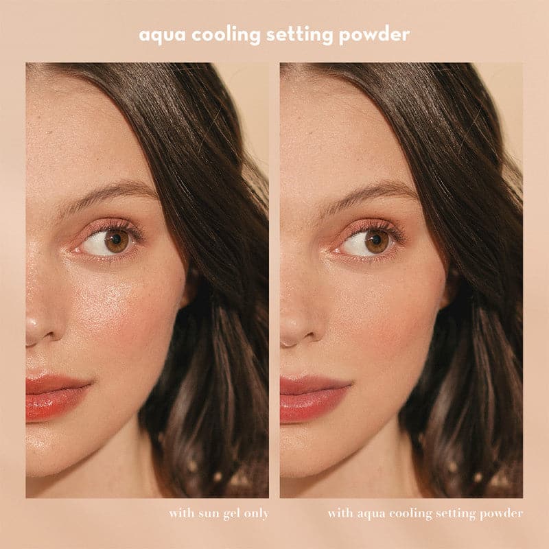 Happy Skin Fresh Morning Dew Aqua Cooling Setting Powder - 02 Beige