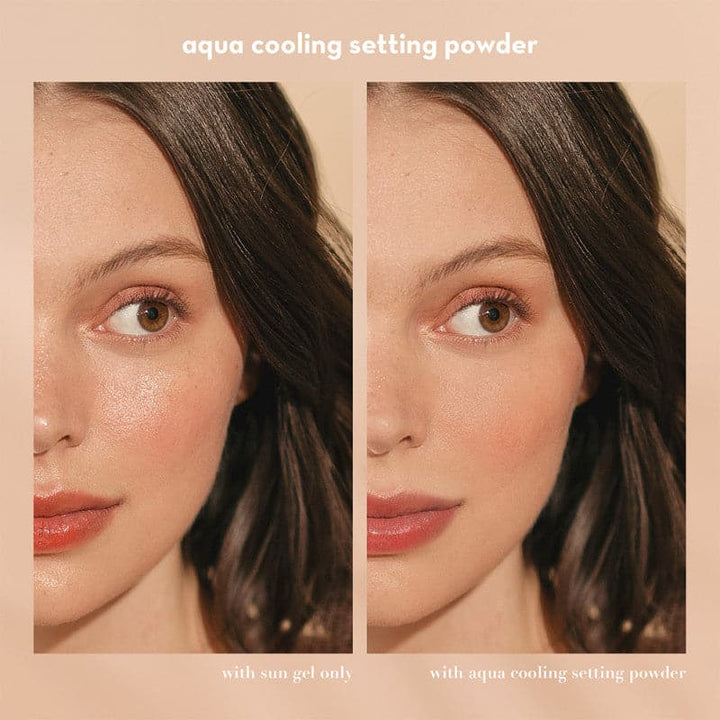 Happy Skin Fresh Morning Dew Aqua Cooling Setting Powder - 02 Beige