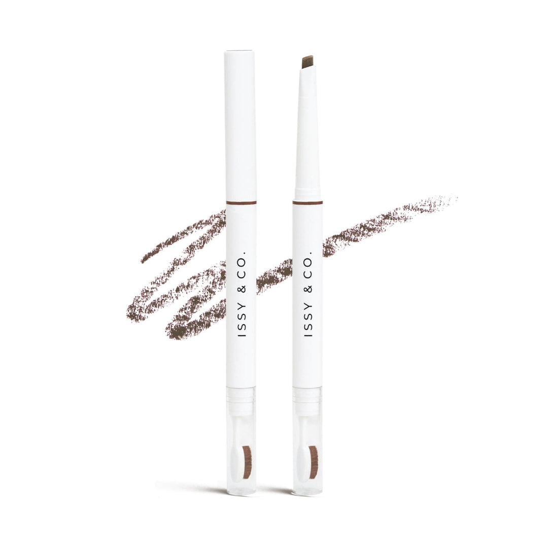 Issy & Co Brow Pencil - Brown with Swatch