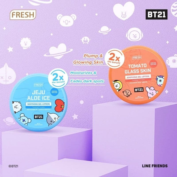 BT21 FRESH Tomato Glass Skin 300ML