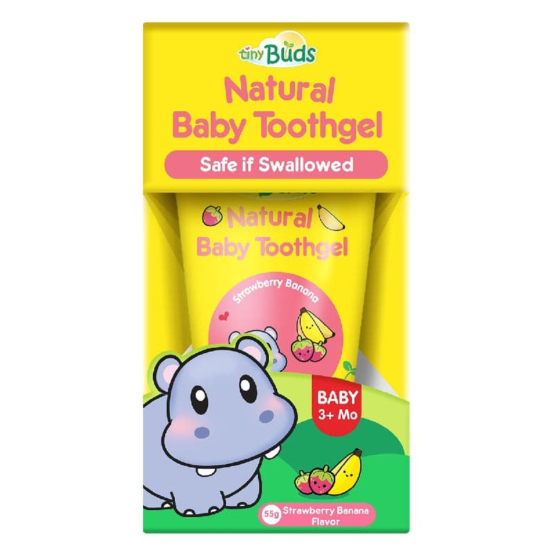 Tiny Buds aby Toothgel - Stage 1 Baby Strawberry-Banana