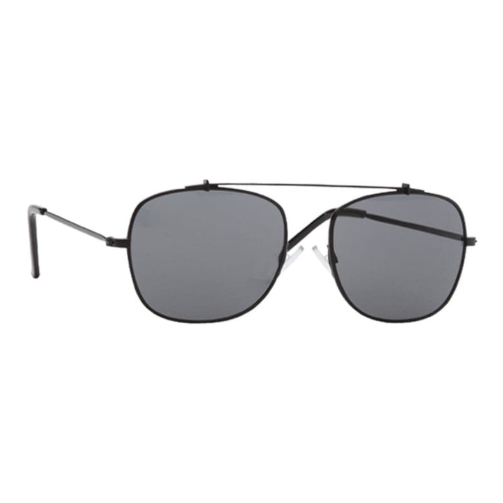 Sunnies Studioos Benny Square Sunglasses for Men and Women - Charcoal Full