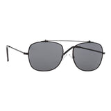 Benny Square Sunglasses for Men and Women - Charcoal Full