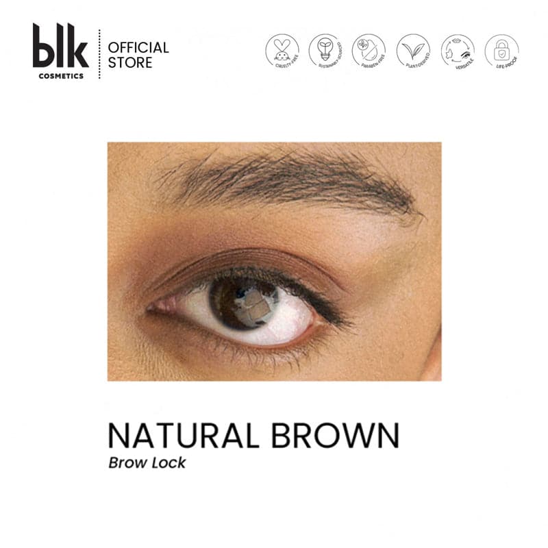 Day Dream Brow Lock: Pencil + Clear Gel Mascara -Natural Brown