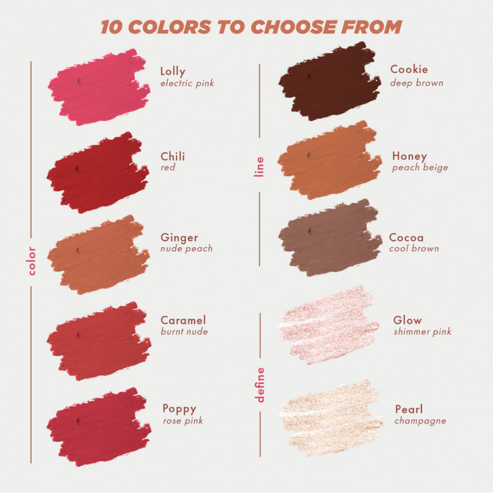 Blk Cosmetics Face Stick - Chili swatches