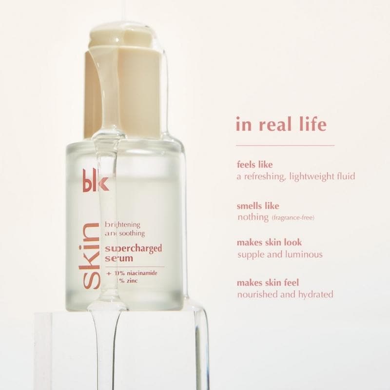 blk skin Brightening and Soothing Supercharged Serum + Niacinamide