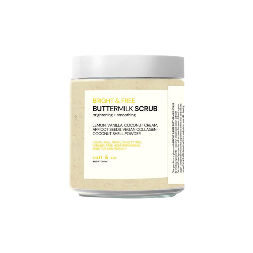 Catt & Co. Bright and Free Buttermilk Scrub
