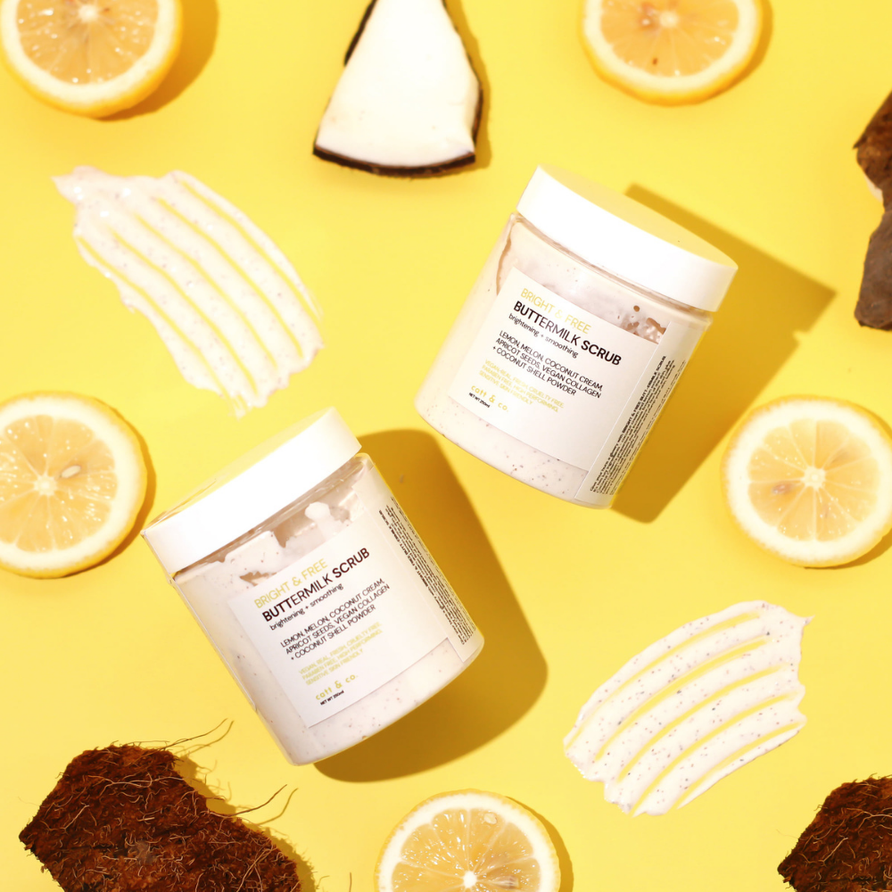 Catt & Co. Bright and Free Buttermilk Scrub