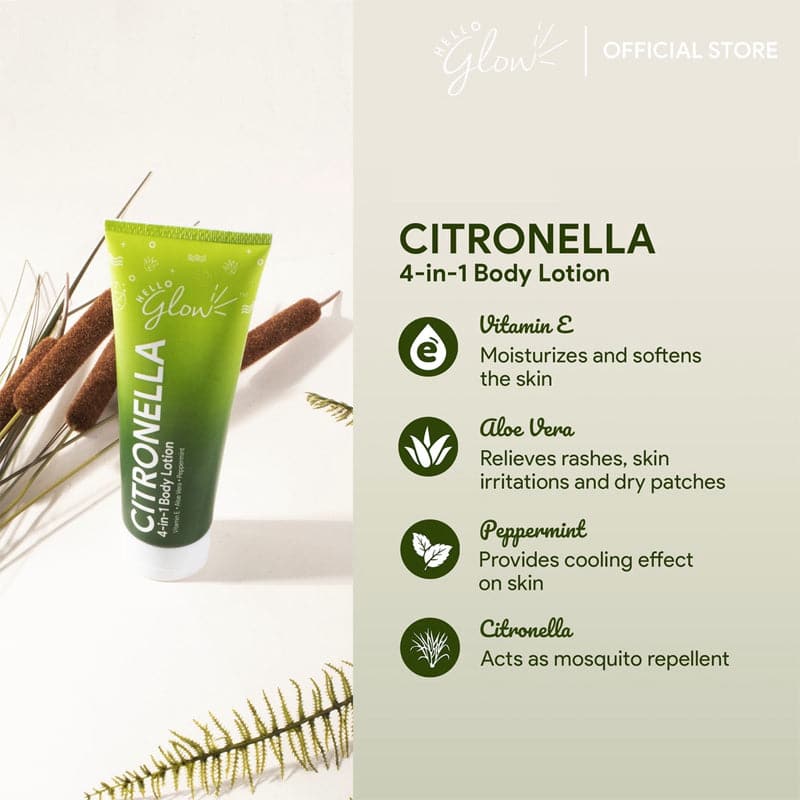 Hello Glow Citronella 4 in 1 Body Lotion