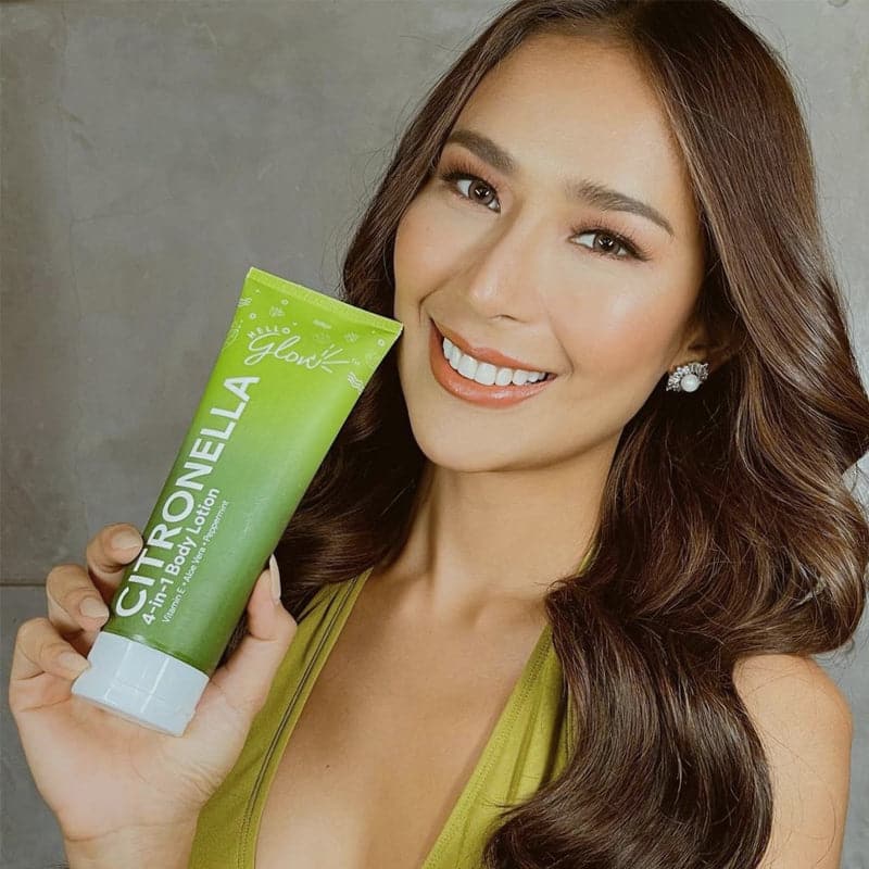 Hello Glow Citronella 4 in 1 Body Lotion Model