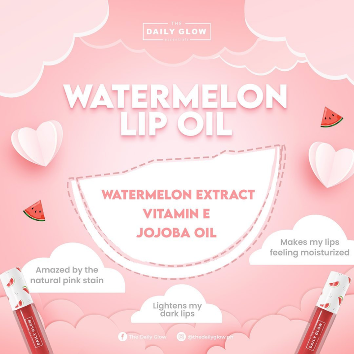 The Daily Glow Watermelon Lip Oil