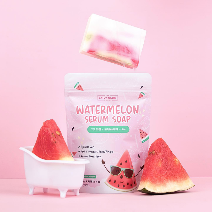 Watermelon Serum Soap 135g The Daily Glow