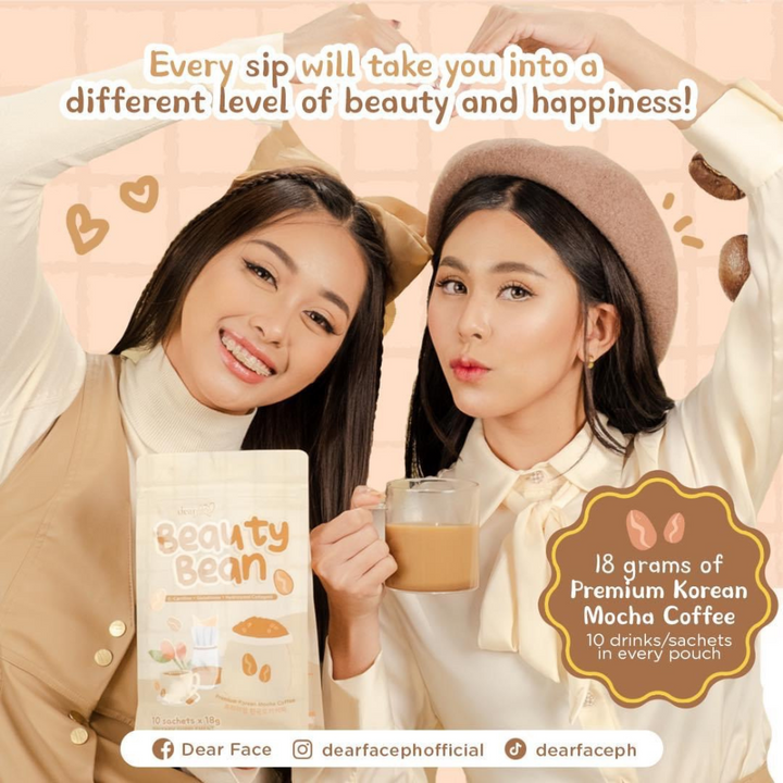 Dear Face Beauty Bean Premium Korean Mocha Coffee