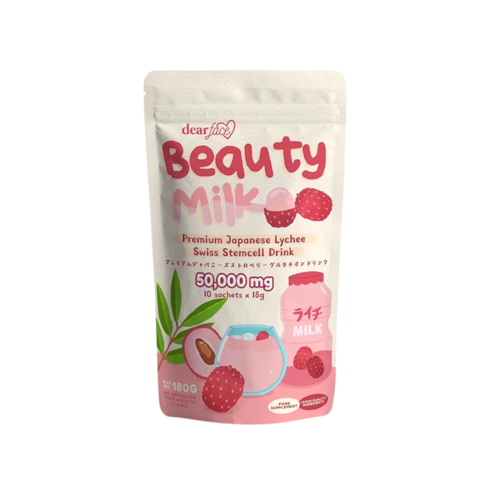 Dear Face Beauty Milk Premium Japanese Lychee Swiss Stemcell Drink – PNY  BEAUTY
