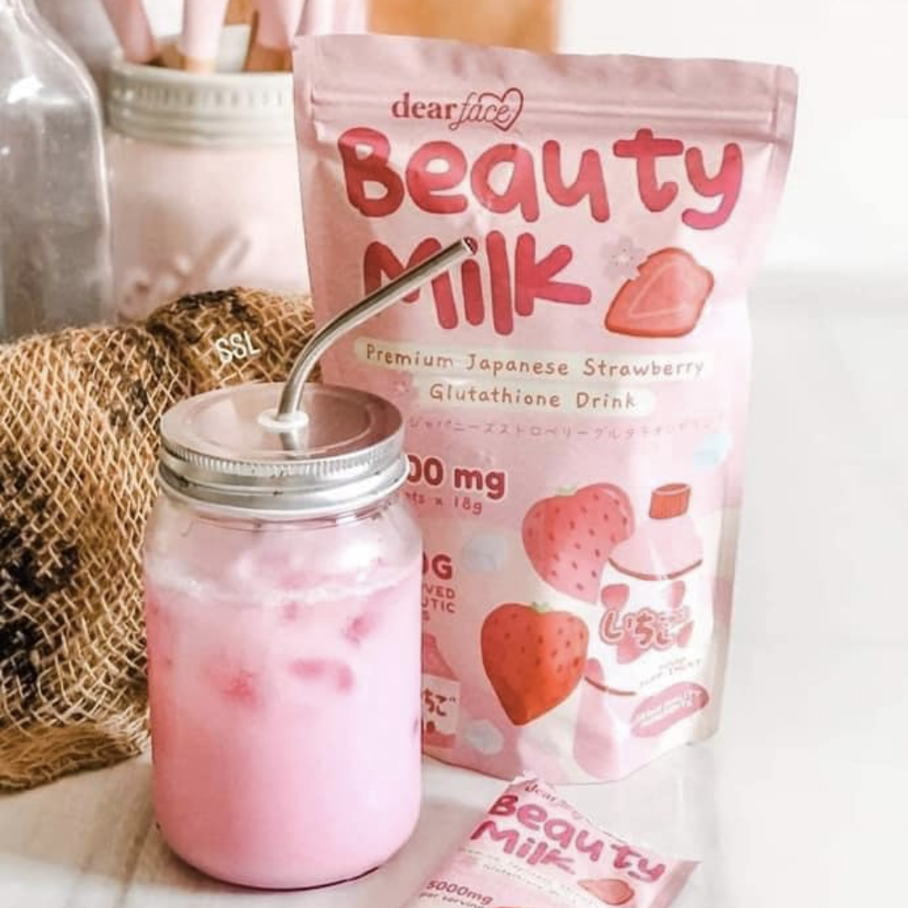 Beauty Milk - Premium Japanese Strawberry Glutathione Drink PNY BEAUTY Beauty Milk - Premium Japanese Strawberry Glutathione Drink PNY BEAUTY
