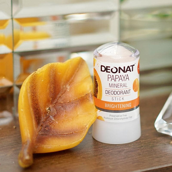 Deonat Natural Mineral Deodorant Stick - Papaya