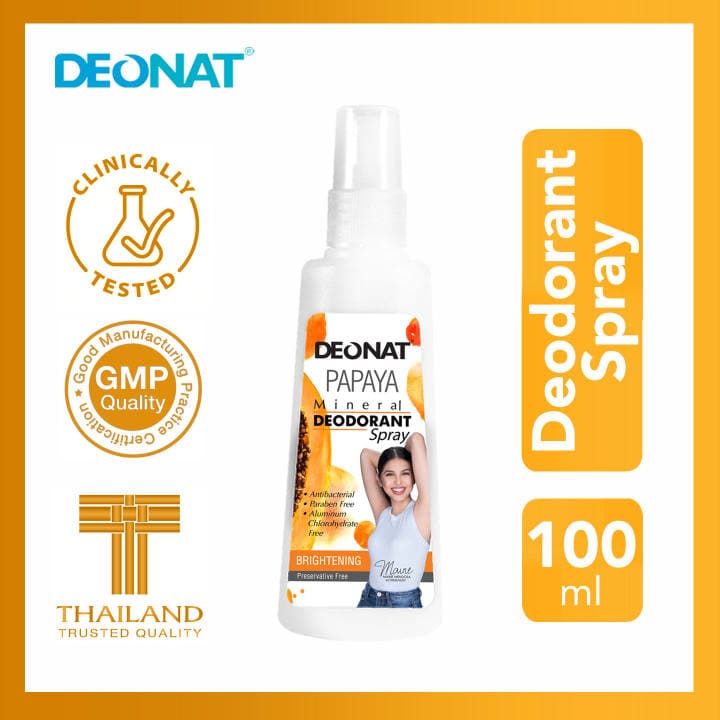 Deonat Natural Papaya Deodorant Spray 100 ml