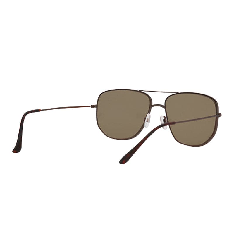 Dom Square Sunglasses for Men and Women - Sepia Full