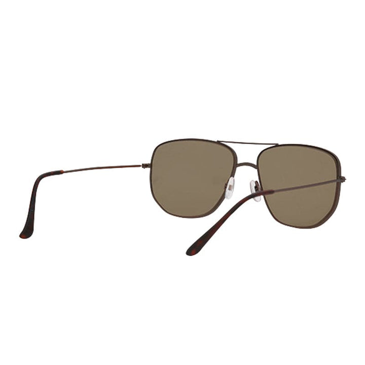Dom Square Sunglasses for Men and Women - Sepia Full