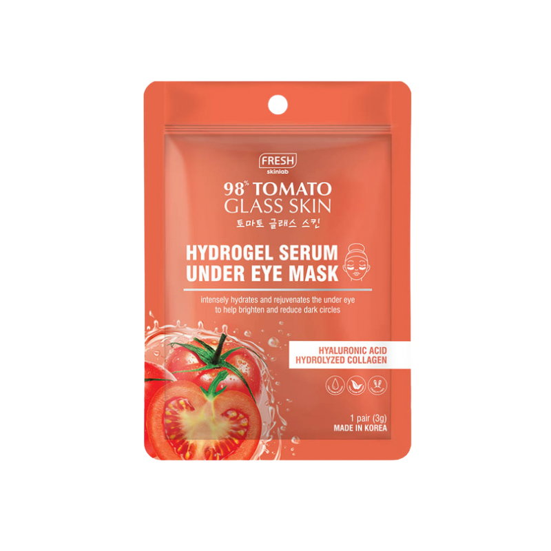 Fresh Skinlab Tomato Glass Skin Hydrogel Serum Under Eye Mask