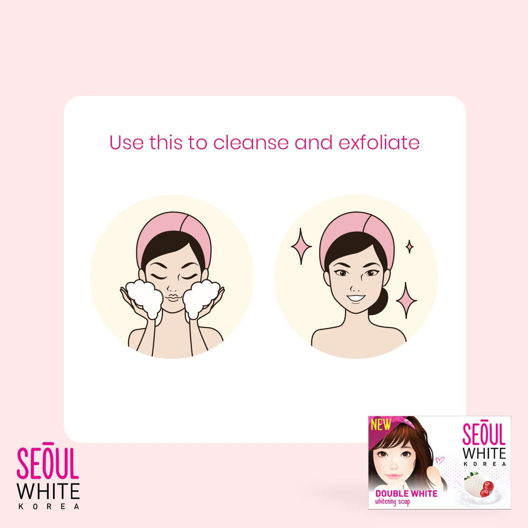 Seoul White Double White Whitening Soap 120g x 3