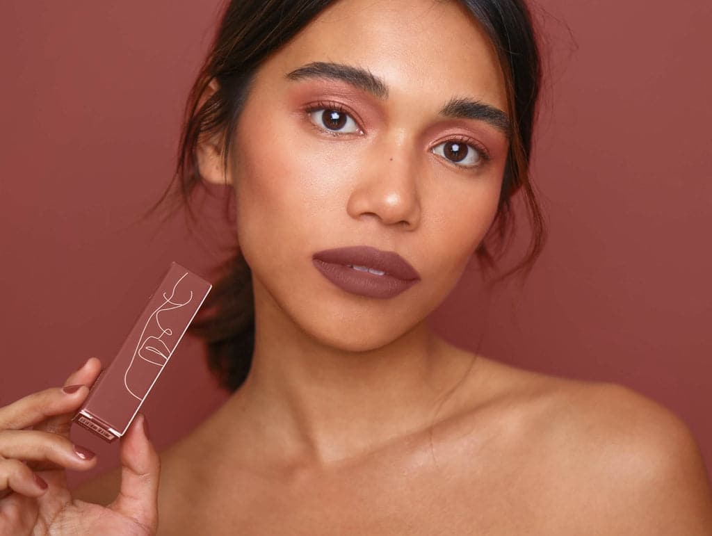 Sunnies Face Fluffmatte mood | taupe mauve model 3