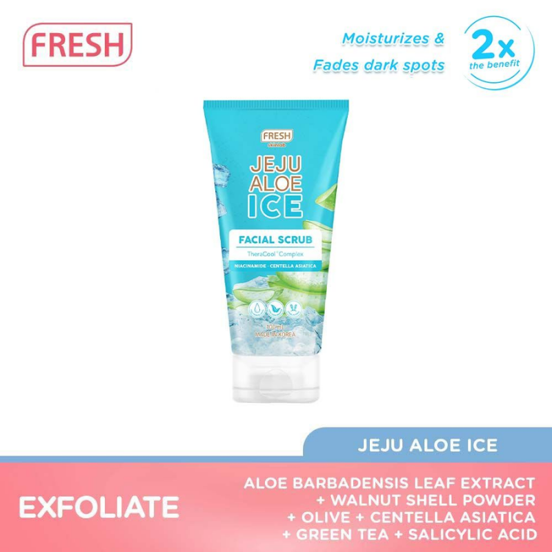 Jeju Aloe Ice Facial Scrub