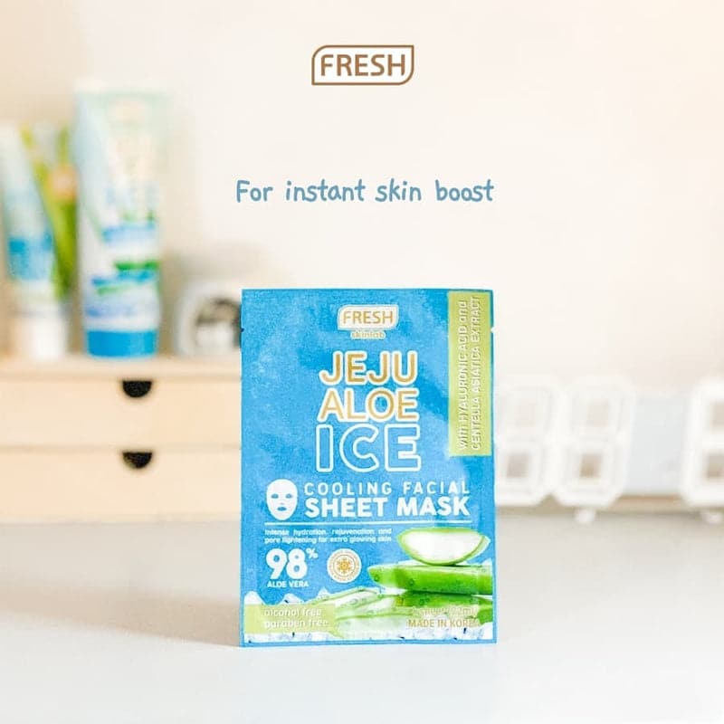 Fresh Skinlab Jeju Aloe Ice Facial Mask