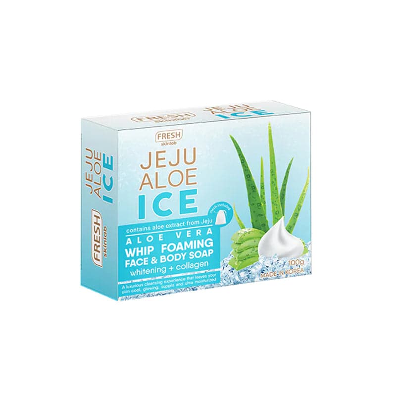 Fresh Skinlab Jeju Aloe Ice Whip Foaming Face & Body Soap