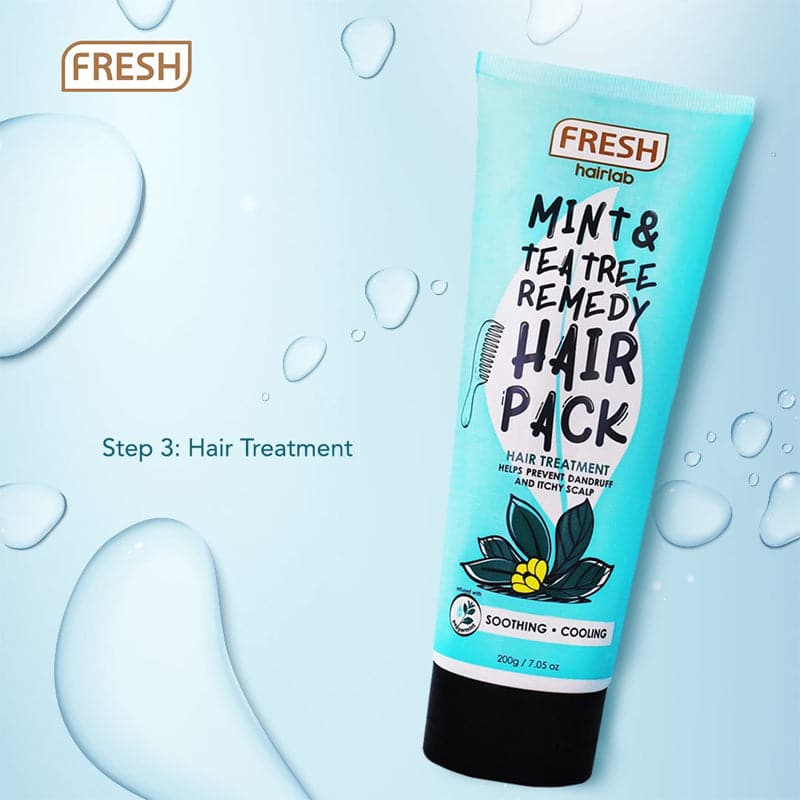 Fresh Skinlab Mint and Tea Tree Hair Pack