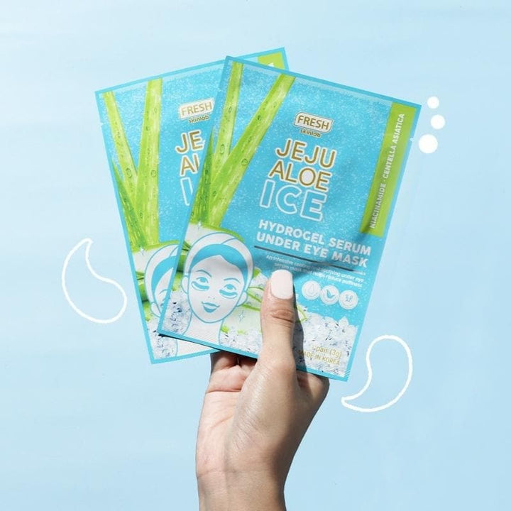 Jeju Aloe Ice Hydrogel Serum Under Eye Mask