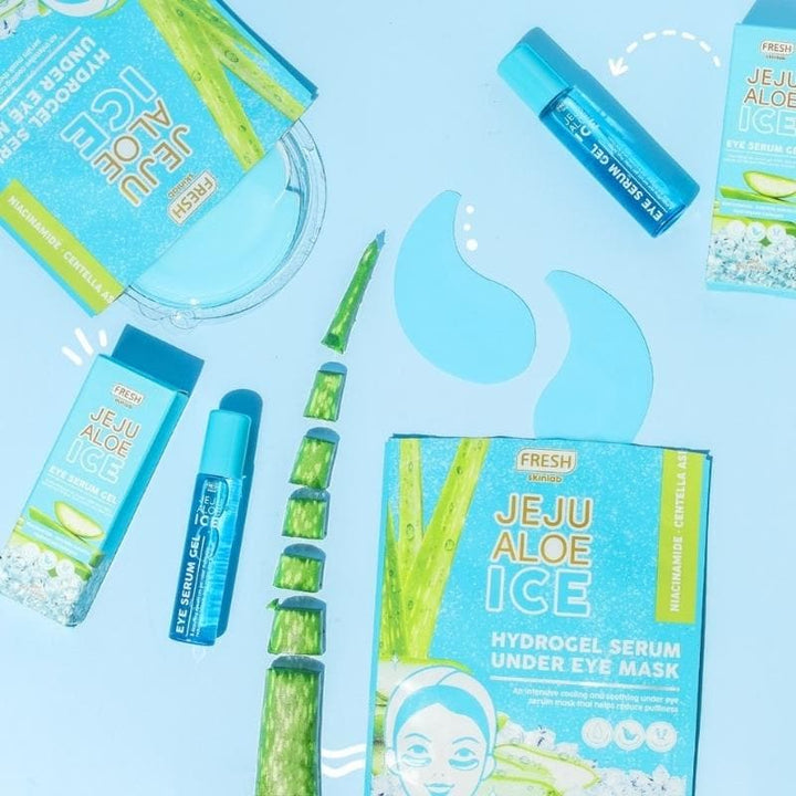 Jeju Aloe Ice Hydrogel Serum Under Eye Mask