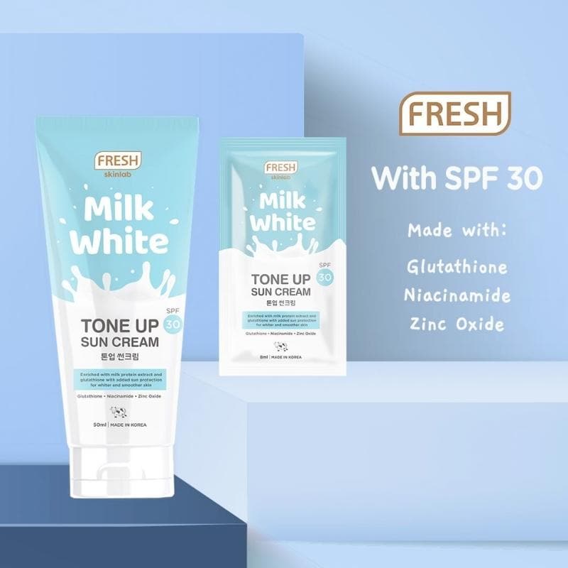 Milk White Tone Up Sun Cream Sachet