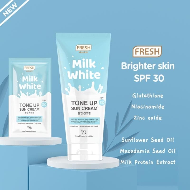 Milk White Tone Up Sun Cream