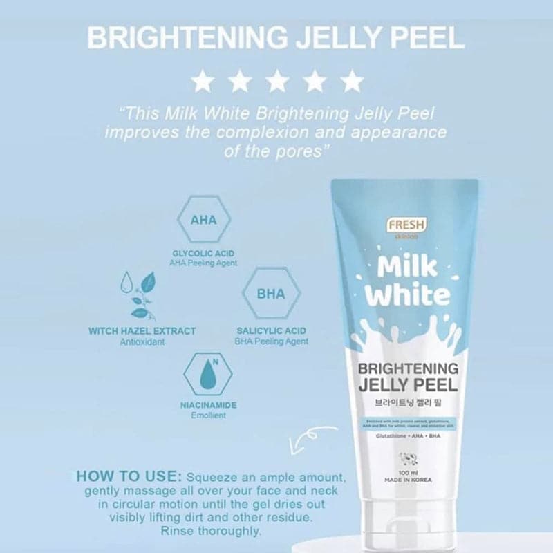 Milk White Brightening Jelly Peel