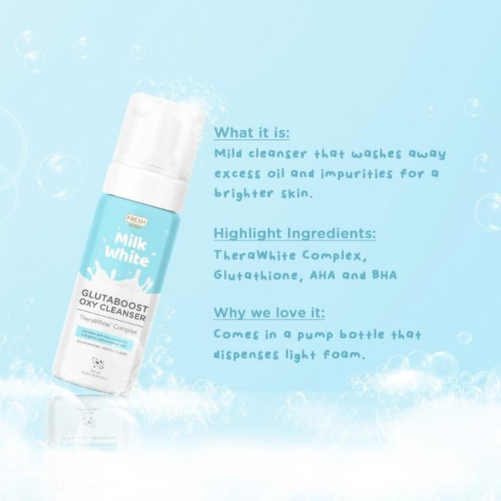 Milk White Glutaboost Oxy Cleanser