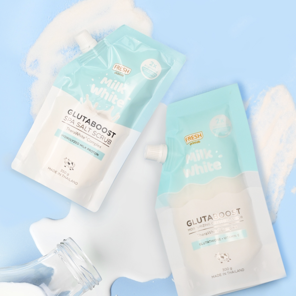 Milk White Glutaboost Spa Salt Scrub