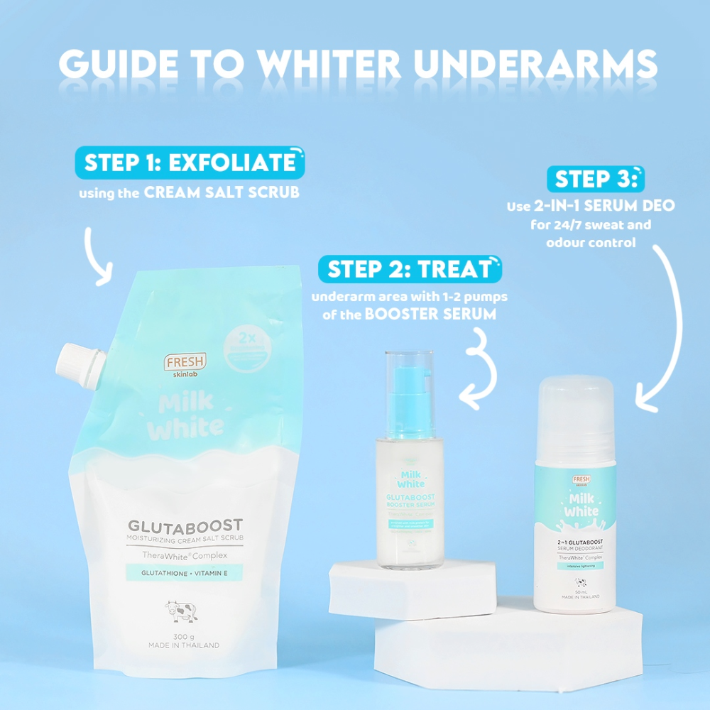 Milk White Glutaboost Spa Salt Scrub