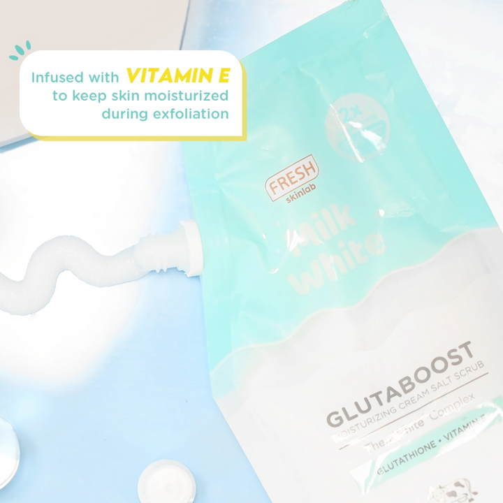 Milk White Glutaboost Spa Salt Scrub