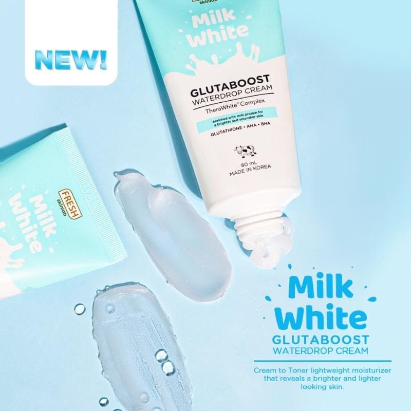 Milk White Glutaboost Waterdrop Cream