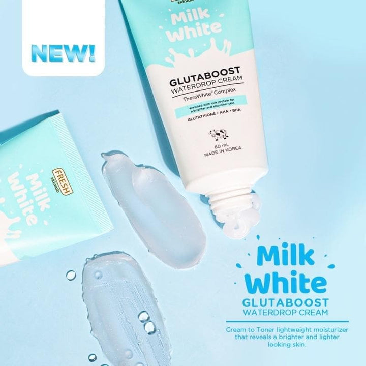Milk White Glutaboost Waterdrop Cream