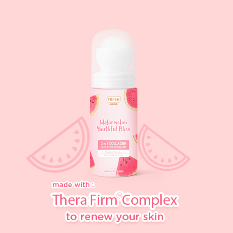 Fresh Philippines Watermelon Youthful Bliss 2 in 1 Collagen Serum Deodorant