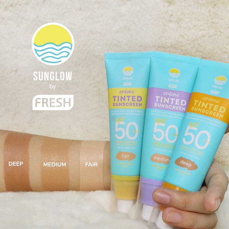 Sunglow By Fresh Creme Tinted Sunscreen - Medium