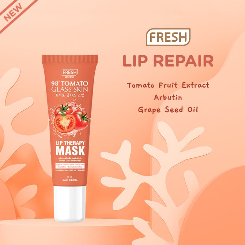 Fresh Skinlab Tomato Glass Skin Sugar Lip Therapy Scrub