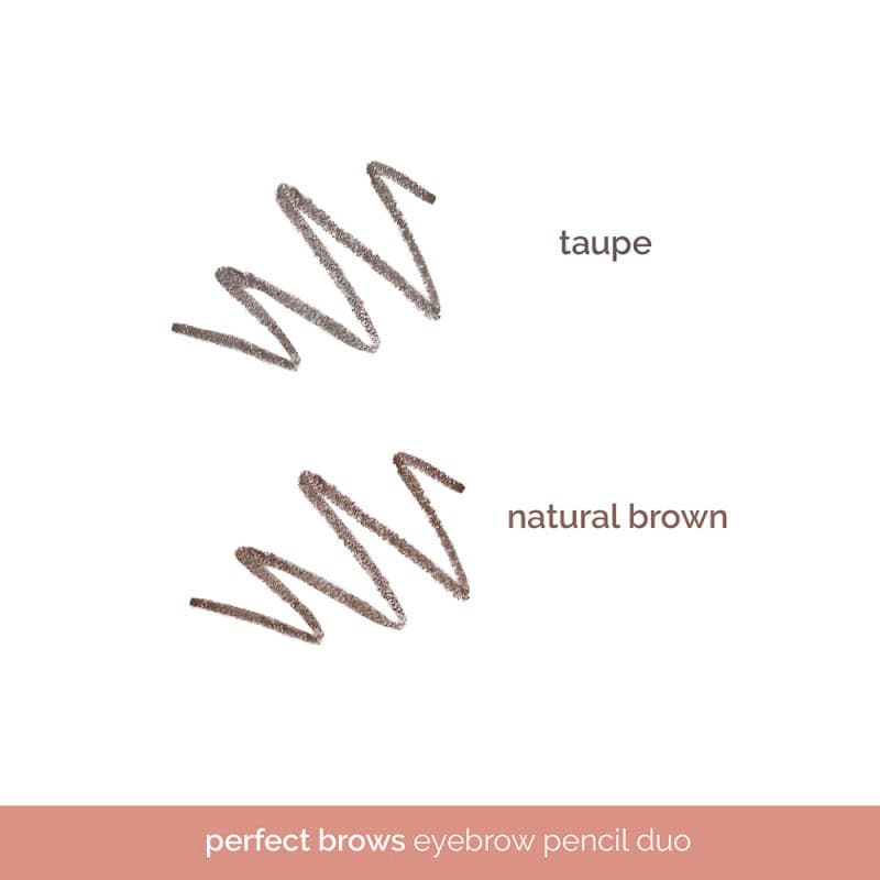 Generation Happy Skin Perfect Brows Eyebrow Pencil Duo - Natural Brown