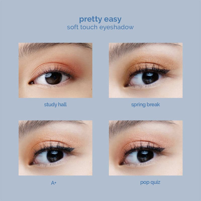 Generation Happy Skin Pretty Easy Soft Touch Eyeshadow - Study Hall Swatches