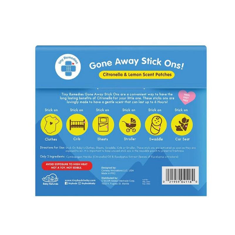 Tiny Buds GoneAwayStickOns12pcs